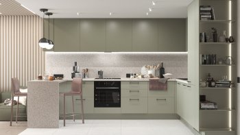 Тренды и новые цвета в дизайне современных кухонь в 2023 году в Мамоново - mamonovo.mebel54.com | фото