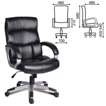 Кресло офисное BRABIX Impulse EX-505 в Мамоново - mamonovo.mebel54.com | фото