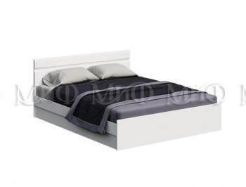 Кровать Нэнси New 1,6м (Белый/белый глянец) в Мамоново - mamonovo.mebel54.com | фото