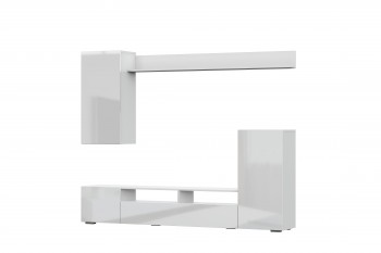 Мебель для гостиной МГС 4 (Белый/Белый глянец) в Мамоново - mamonovo.mebel54.com | фото