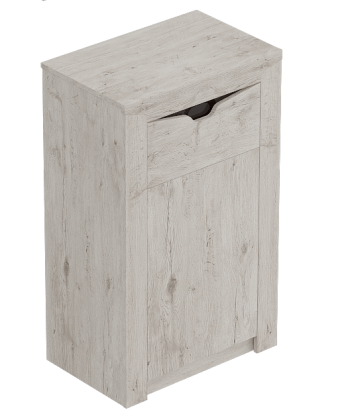 Тумба с дверцей и ящиком Соренто Дуб бонифаций/Кофе структурный матовый в Мамоново - mamonovo.mebel54.com | фото